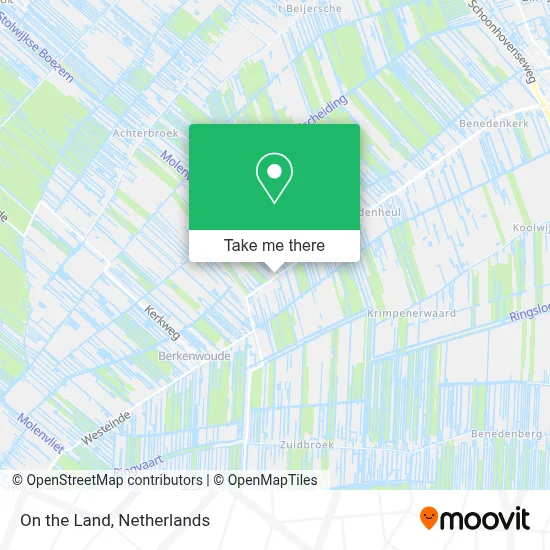 Op 'T Land map