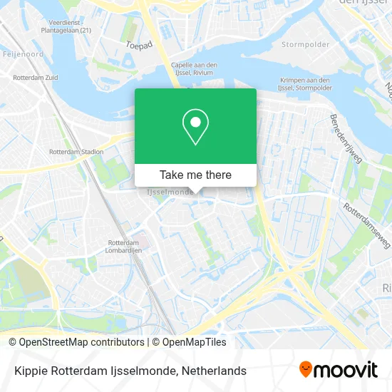 Kippie Rotterdam Ijsselmonde map