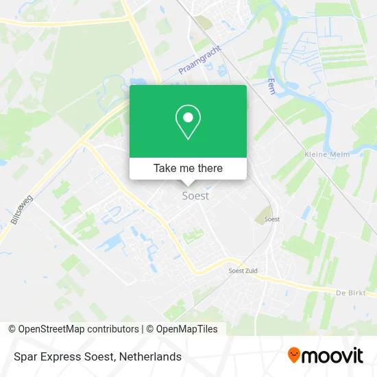 Spar Express Soest map