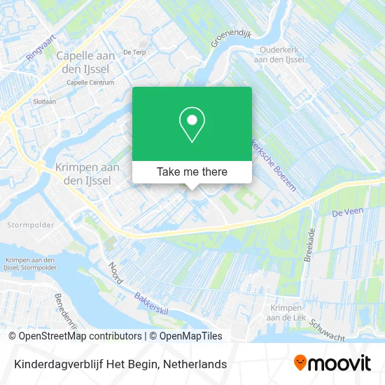 Kinderdagverblijf Het Begin map