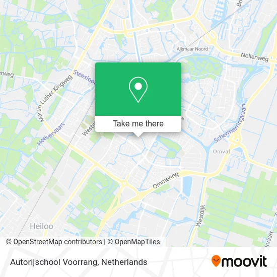 Autorijschool Voorrang map