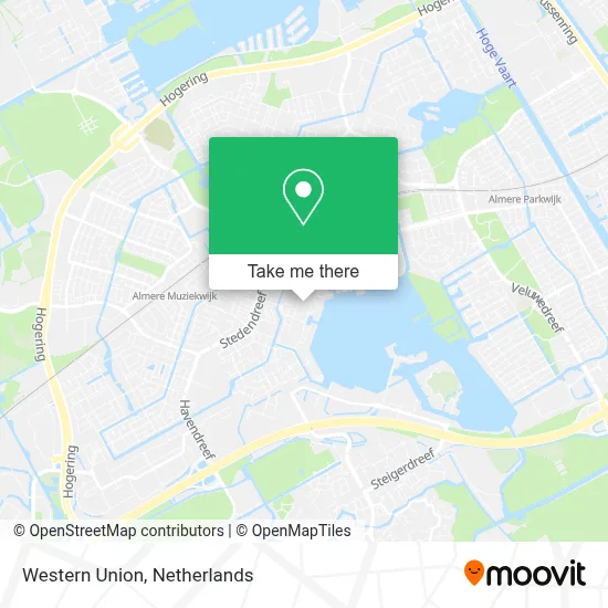 Western Union map