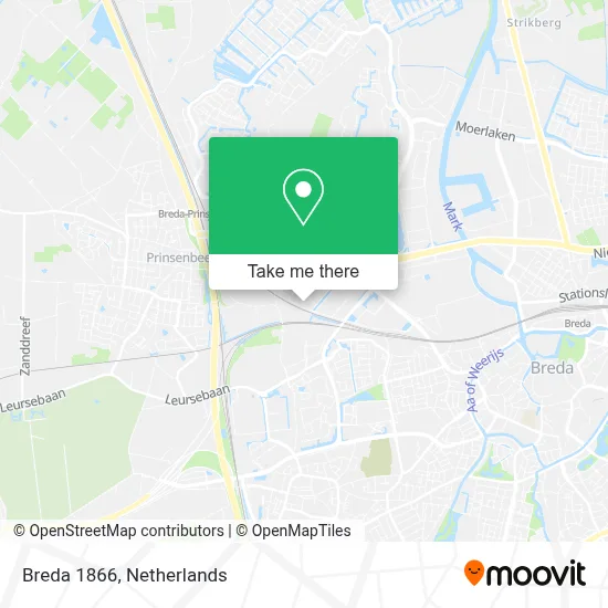 Breda 1866 map