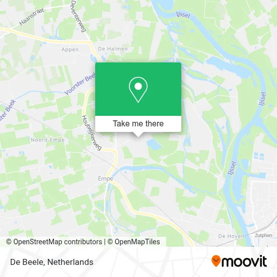 De Beele map