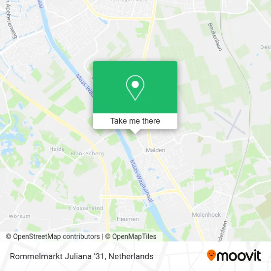Rommelmarkt Juliana '31 map
