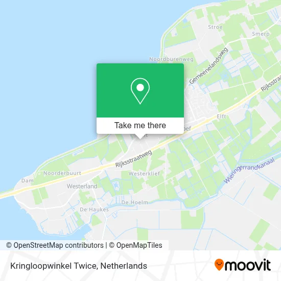 Kringloopwinkel Twice map