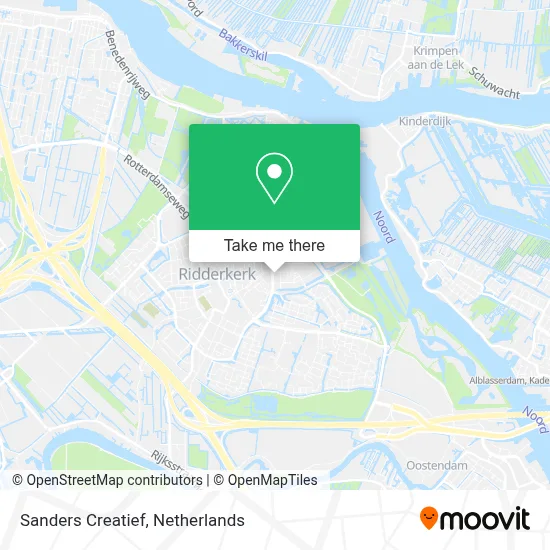 Sanders Creatief map