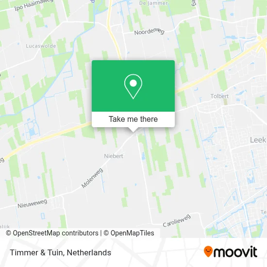 Timmer & Tuin map