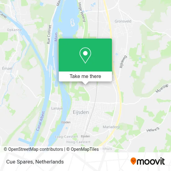 Cue Spares map