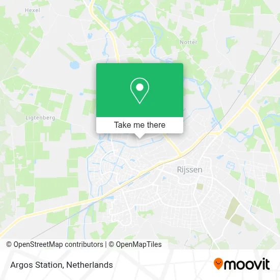 Argos Station map