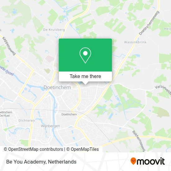 Be You Academy map