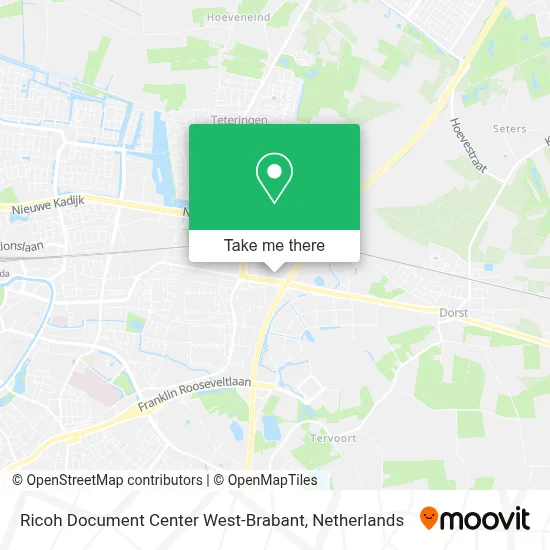 Ricoh Document Center West-Brabant map
