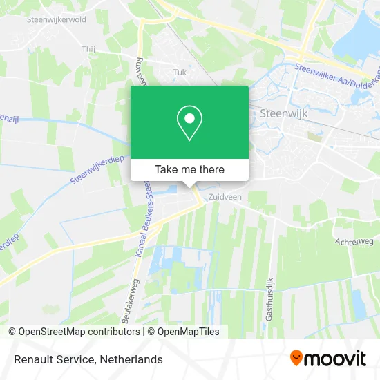Renault Service map