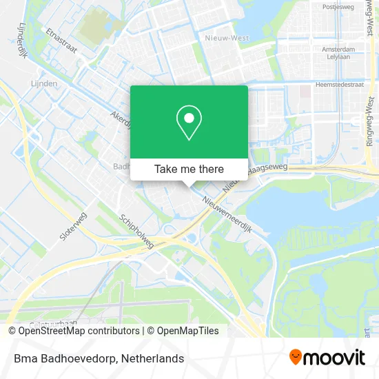 Bma Badhoevedorp map