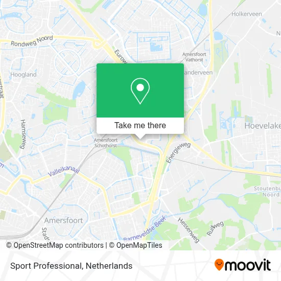 Sport Professional map