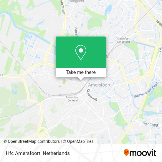 Hfc Amersfoort map
