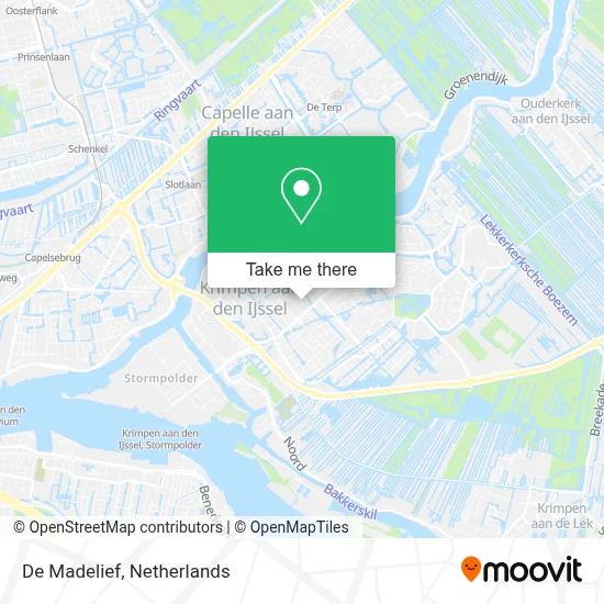 De Madelief map