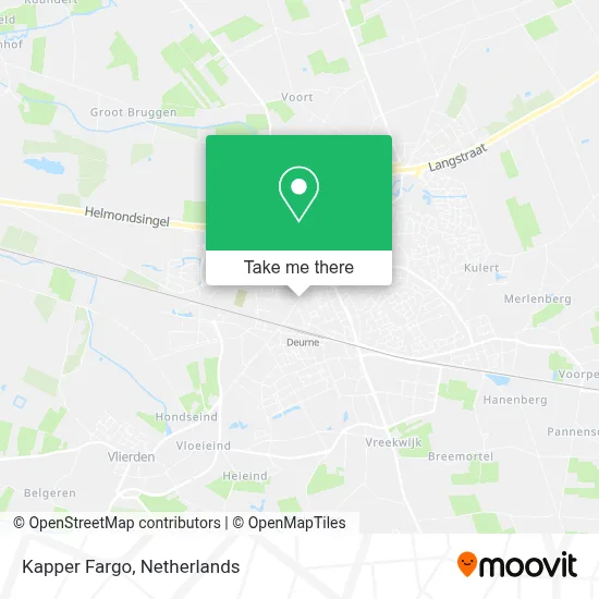 Kapper Fargo map