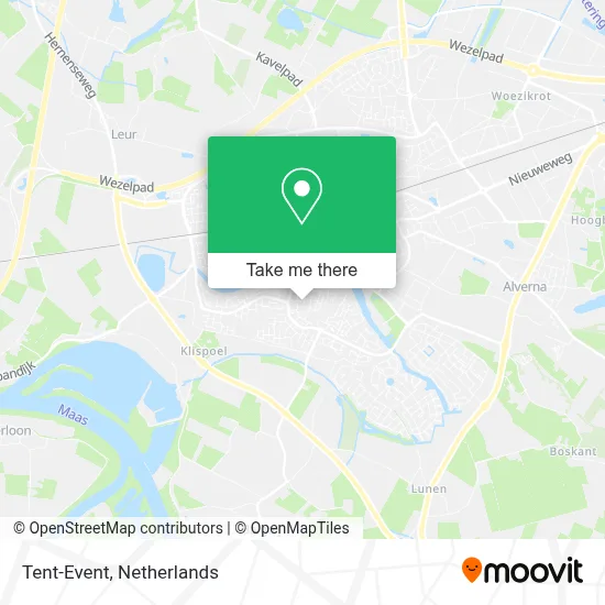 Tent-Event map