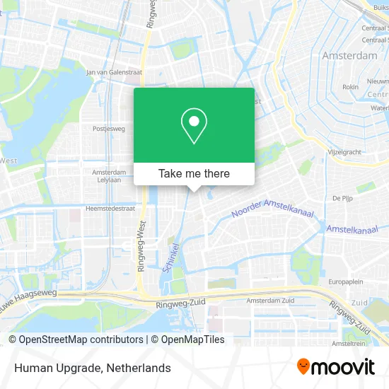 Human Upgrade map