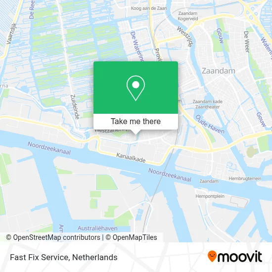Fast Fix Service map