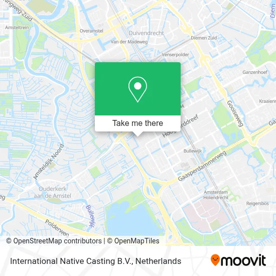 International Native Casting B.V. map