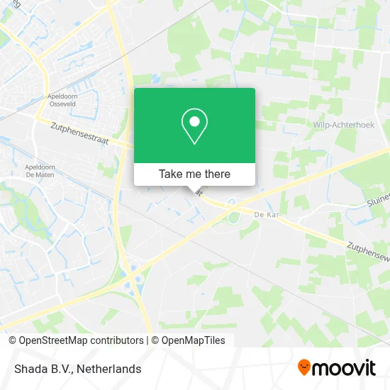 Shada B.V. map