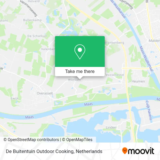 De Buitentuin Outdoor Cooking map