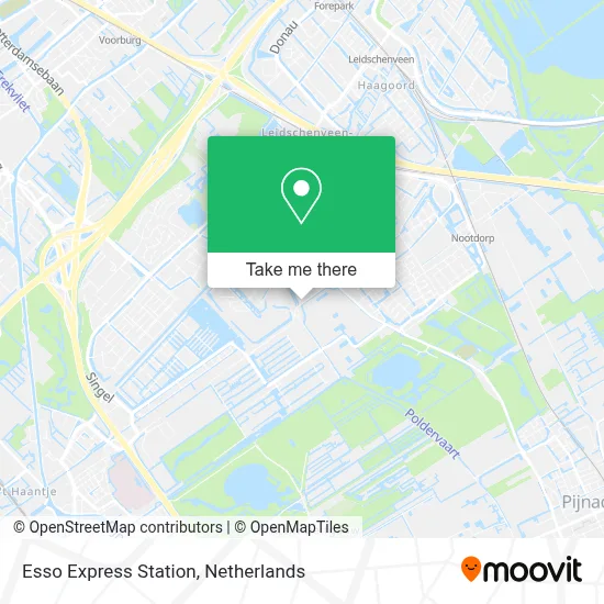 Esso Express Station map