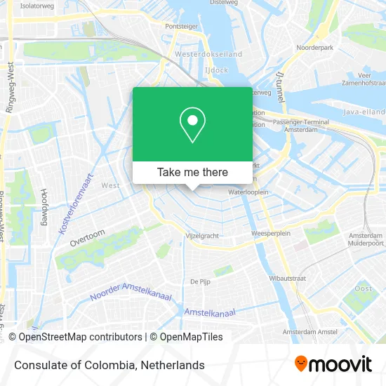 Consulado De Colombia map