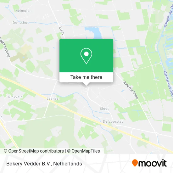 Bakery Vedder B.V. map
