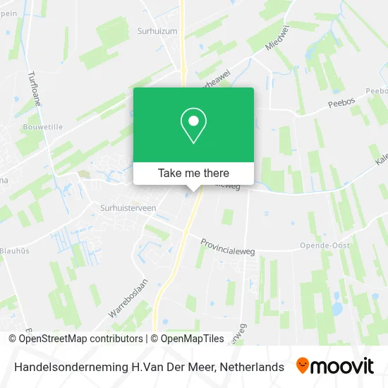 Handelsonderneming H.Van Der Meer map