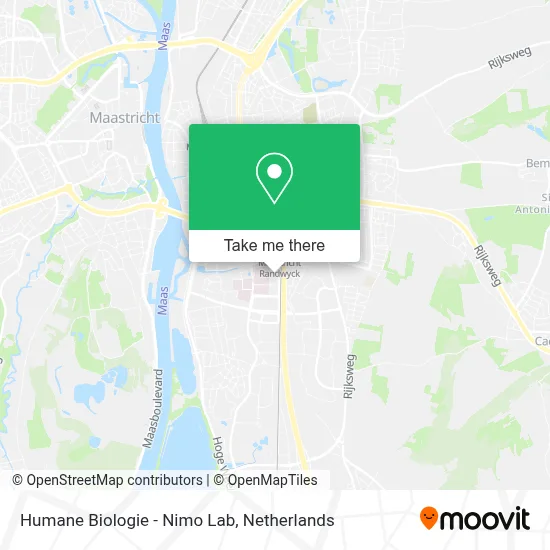 Humane Biologie - Nimo Lab map