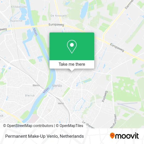 Permanent Make-Up Venlo map