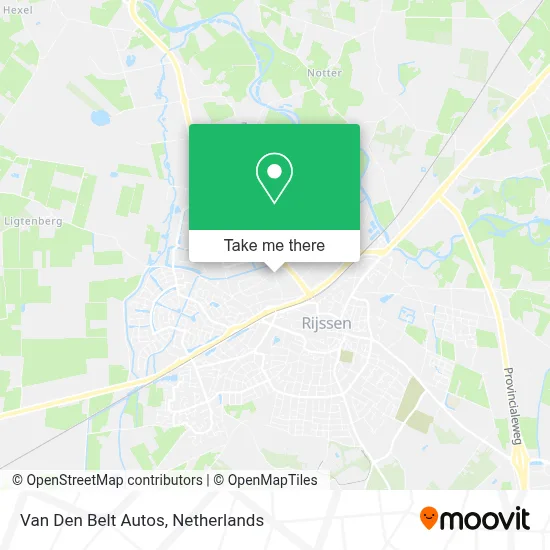Van Den Belt Autos map