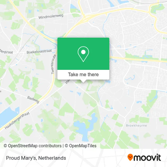 Proud Mary's map