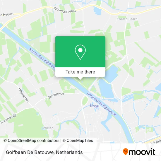 Golfbaan De Batouwe map