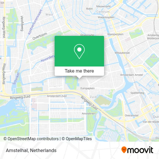 Amstelhal map
