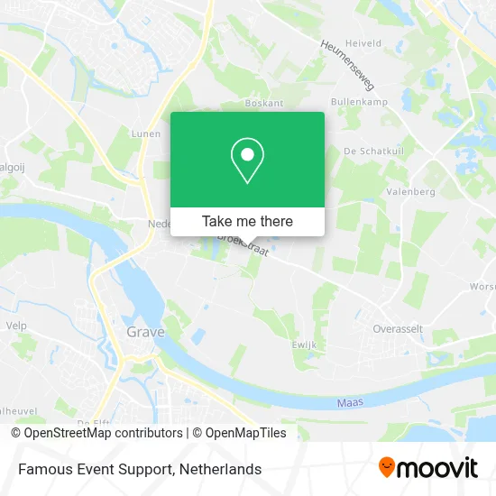 Famous Event Support map