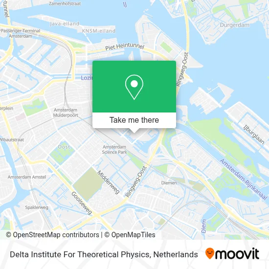 Delta Institute For Theoretical Physics map