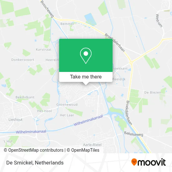 De Smickel map