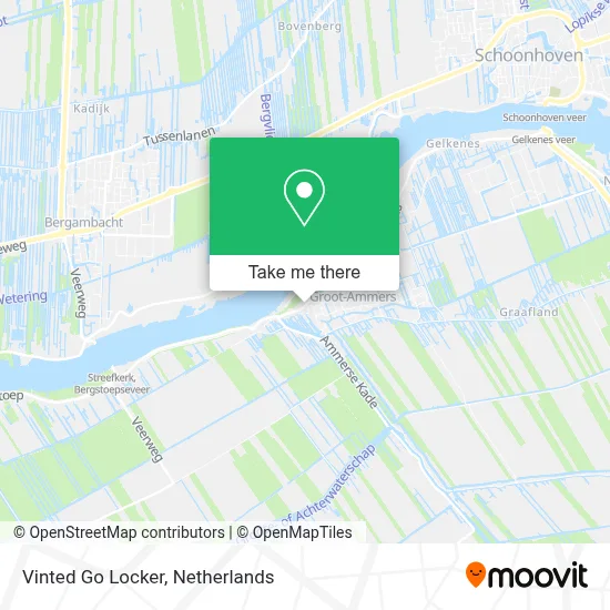 Vinted Go Locker map