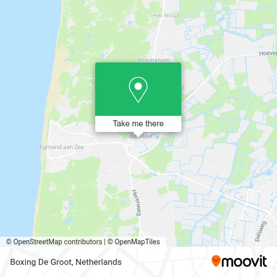 Boxing De Groot Karte