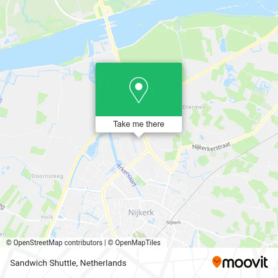 Sandwich Shuttle Karte