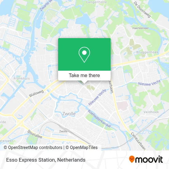 Esso Express Station map