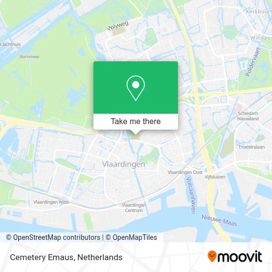 Cemetery Emaus map