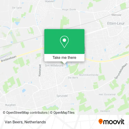 Van Beers map