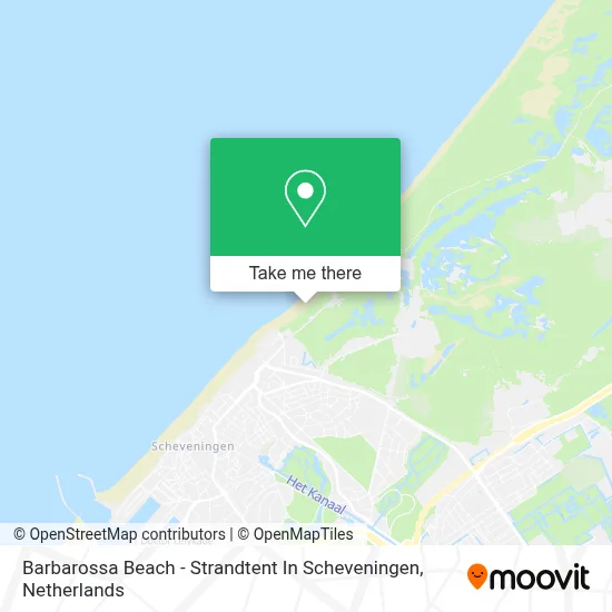 Barbarossa Beach - Strandtent In Scheveningen map