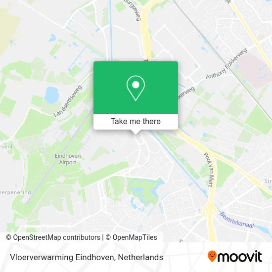Vloerverwarming Eindhoven map