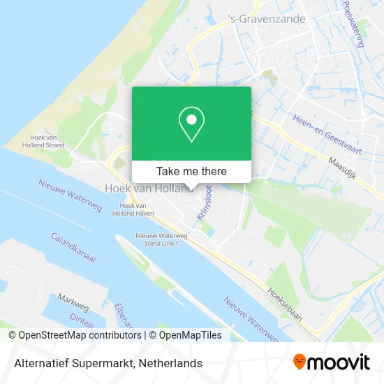 Alternatief Supermarkt map